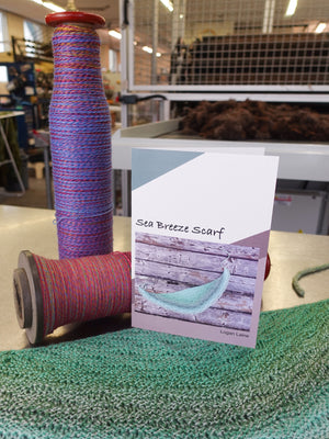 Sea Breeze Scarf Printed Pattern