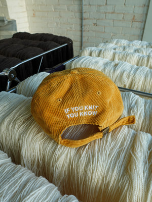 If You Knit Corduroy Hat