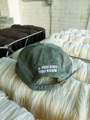 If You Knit Corduroy Hat