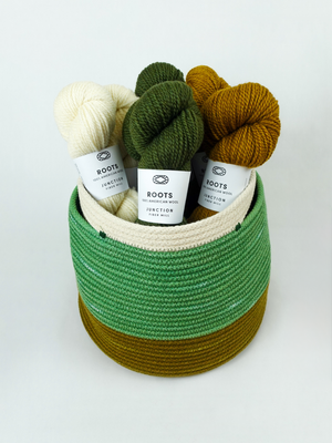 Tote Basket - Junction Fiber Mill Green