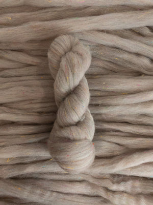 Pin-Drafted Roving: Corriedale Confetti