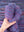 Pin-Drafted Roving: Heathered Amethyst