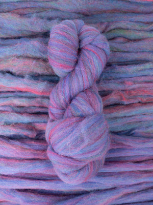 Pin-Drafted Roving: Heathered Amethyst