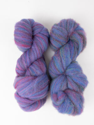 Pin-Drafted Roving: Heathered Amethyst