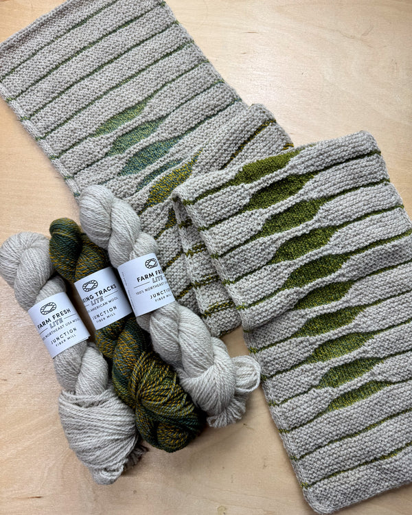 Tintype Scarf Bundle: In the Clearing + Natural Grey