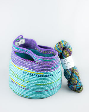 Tote Basket - Aurora Borealis