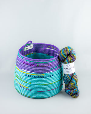 Tote Basket - Aurora Borealis